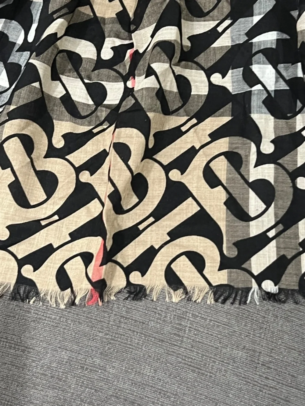 Burberry monogram print